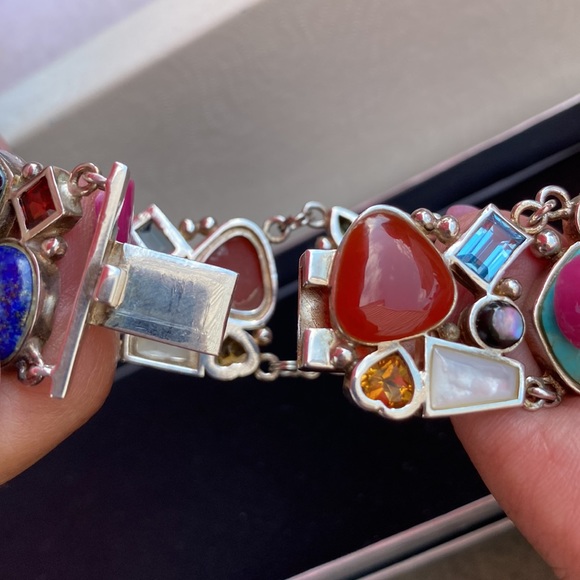Multi Gemstone Bracelet - Picture 4 of 5
